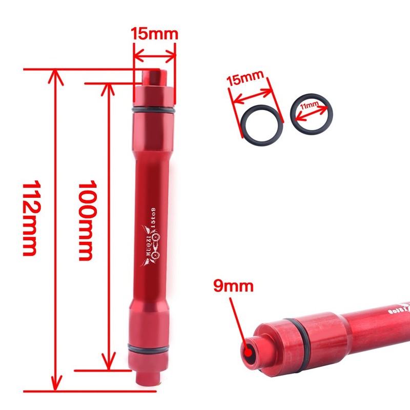 Bike Bicycle 15mm to 9mm and 12 to 9mm Thru