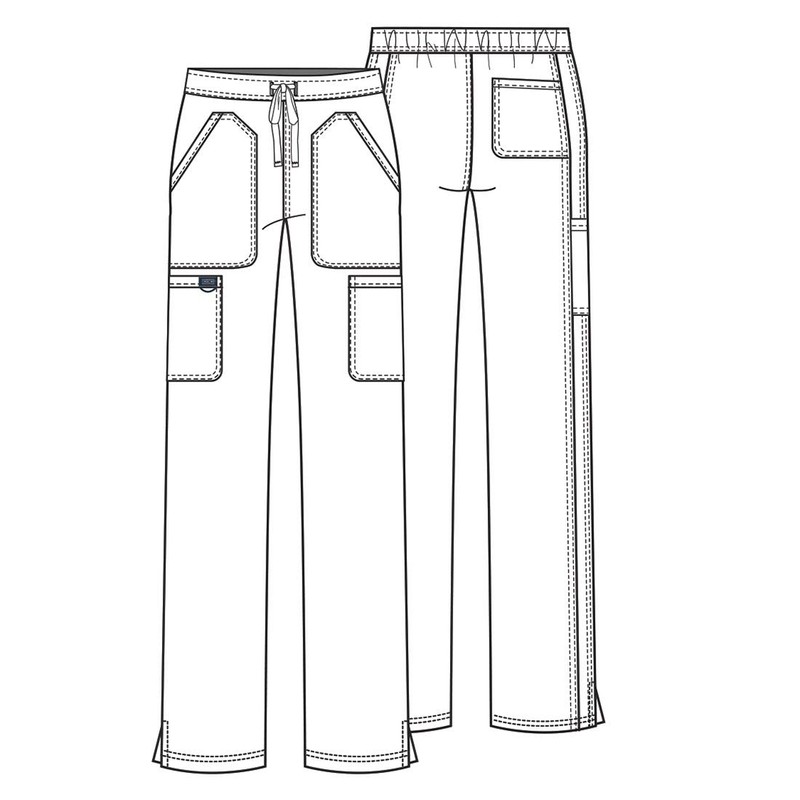 Cherokee Scrubs for Women Workwear Revolution, Drawstring Scrub Pants, Soft
