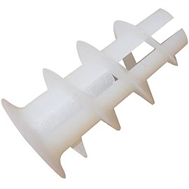 AERZETIX - C48674 - Set of 100 - Screw anchors for plasterboard - Diameter 13 x 25 mm in nylon - drywall