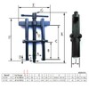 2 Jaw Bearing Puller Hand Tool 1.7-3.8cm