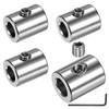 M METERXITY 4-Pack Wire Rope Cable Clamp, 9mm Hole 304