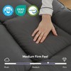 WhatsBedding 5 Inch Mattress Topper Queen Size, 4 Layer Goose