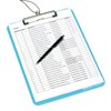 Herlitz Easy Orga To Go Clipboard, DIN A4, Transparent Blue