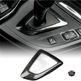 MCK Auto Kohlefaser-Zubehör, Auto-Schaltknauf-Panel, Rahmenabdeckung, Aufkleber, Dekoration, Innenverkleidung, F20, F21, F22, F23, F30, F34, F35, F32, F33, F36, Schwarz
