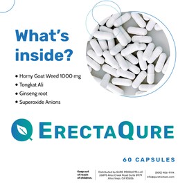 QurItAll ErectaQure Horny Goat Weed 60 Capsule