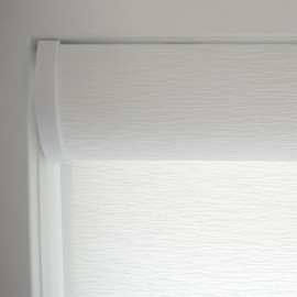 Light Filtering Roller Shade for Windows - Starting at $29.97 (Over 250 Add'l Custom Sizes), Cordless Shade, Venetian, Roller Shade, White 34" W x 72" H