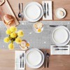 12 x 108 Inches Disco Party Table Runners, Silver Glitter