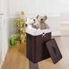 Giantex Laundry Hamper Bamboo Laundry Basket, Clothes Hamper with Lid