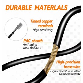 WPT1285 Blower Motor Resistor Connector Wire Harness Pigtail AC Fan Blower Wire Harness Pigtail Compatible with 2010-2015 Ford Fusion, 11-14 Lincoln MKZ Base Hybrid, 10-11 Mercury Milan 645-512