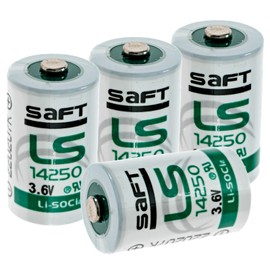 Synergy Digital Baby Monitor Batteries, Compatible with Levana Oma+ Baby Monitor, (Li-SOCl2, 3.6V, 1200 mAh) Ultra High Capacity, Combo-Pack Includes: 4 x LS14250 Batteries