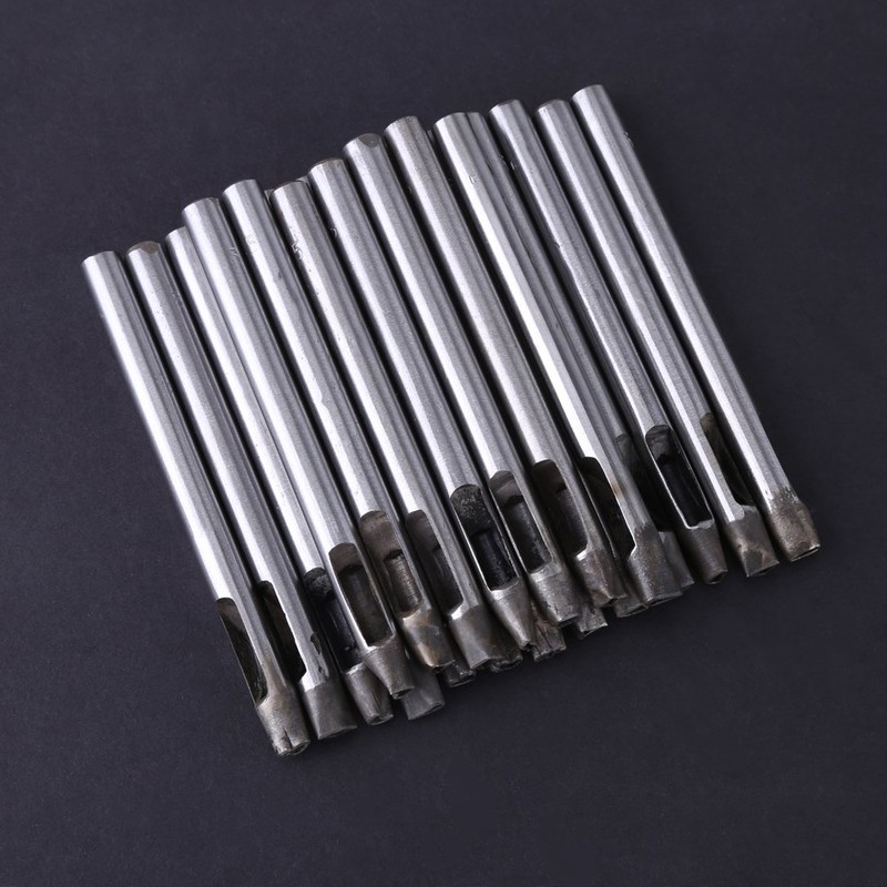 Hole Punch Tool, Asixx 20pcs /Set Leather Craft 5mm Carbon