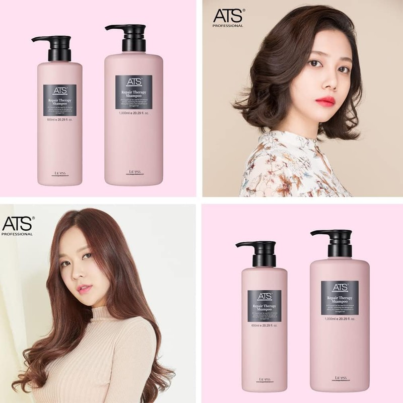 ATS Therapy Repair Shampoo, 600ML, 20.29 fl. oz with Amino