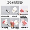 Tenincik ネイル用品 メイクスポンジ 使い捨て ネイルス 豆腐ブロック スポンジ1cm 専用クリップ付き パフ 道具