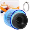 QAZAKY 41mm 42mm 43mm エアフィルタークリーナー 防沫プラスチックカバー 防水 オートバイ ATV クワッドスクーター