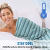 Ailemei Direct Cooling Blanket for Hot Sleepers,Double Sided Cold Effect,King