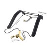 Saxophone Double Shoulder Strap Artificial Leather Length Adjustable Alto Tenor