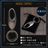 [MOTIF] Double Ring Keychain, Lightweight, Durable, Rust Resistant, Carabiner, Key