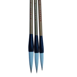 Yamamoto Takizaiya Calligraphy Brushes, Purple Mark, Soft and Flexible Writing, For Elementary School Students, Junior High School Students, Adults, School Copyright, Easy to Use From Beginners to