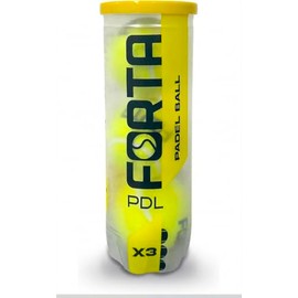 Forta PDL Padel Balls - Standard Weight, Natural Rubber, Speed Padel Ball for Great Game Control, Durable and High Performance, Ideal for Training and Matches (2)