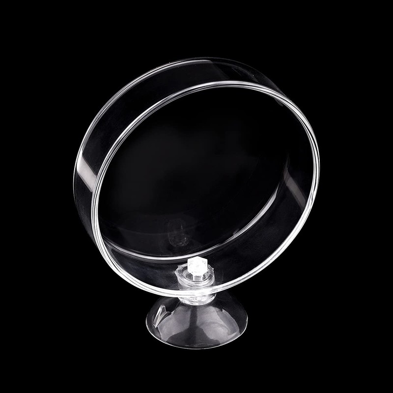 WEAVERBIRD 60mm Aquarium Shrimp Feeder Dish with Suction Glass Fish