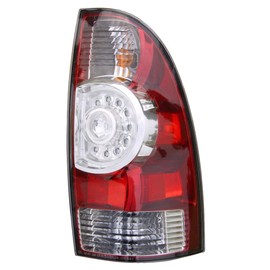 For 2009-2015 Toyota Tacoma Rear Tail Light Passenger Side TO2801177 LED Type; w/Wiring Harness; Clear Center Lens | 81550-04160