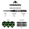 Mission Darts Robyn Byrne 90% Steel Darts 25 g
