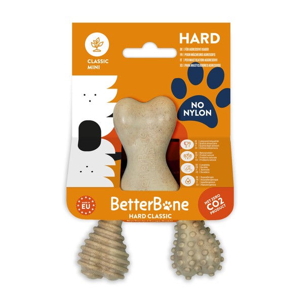 BetterBone - Dog Toy for Chewing - Mini Hard Classic