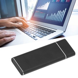 Portable Hard Disk Enclosure,SB C SSD Enclosure,M.2 NGFF High Speed Transfer, Support USB3.0 5Gbps USB 3.1 10Gbps Type C, Metal SSD Enclosure for Computer (Black)