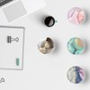Sunsturm 12PCS Glass Fridge Mangets, Marble Refrigerator Magnets for Kitchen,