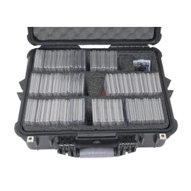 Case Club 219 Graded Card Slab Carrying Case- Fits PSA/BGS/FGS/ & More Graded Slabs- Sports/Trading Collector Box for Baseball- Travel Holder for Slabs/Sleeves/Loose Cards