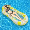 Inflatable Water Hammock Pool Hammock with Headboard Bath Hammock Water