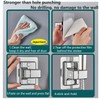 DASITON Handheld Shower Head Holder Wall Mount,Bathroom Adjustable Strong Adhesive