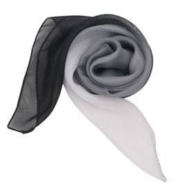 FAIRYGATE Womens Scarf Ladies Scarves Lightweight Clearance Silk Scarf for Women Fashion Plain Square Chiffon Scarfs 50s Neck Wrap Lovely Colours A2718