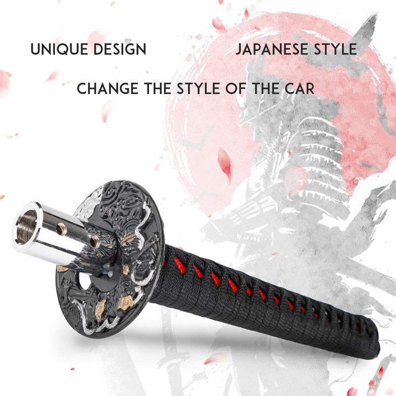 HTRACING Katana Gear Shift Knob Samurai Sword Shifter Knob Universal