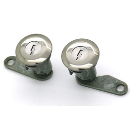 NEW LatchWell PRO-5090002 Door Lock Cylinder Set with Keys compatible with 1980-1991 Ford Truck, Van, & Bronco