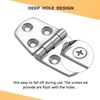 316 Stainless Steel Boat Hatch Hinges Marine Grade, 3 x