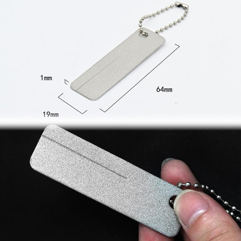Renjzle Hook Sharpener, Set of 2, Diamond File, Fishhook Sharpener,