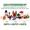 Toysmith Christmas Mini Blocks 3-Pack Bundle – Build Santa, Snowman,