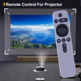 HZIME New RC605 Replacement Voice Remote Control Compatible for WEMA X‎M135FGE-Pro, Vogue Pro 100, Xiaomi FENGMI MI Projector