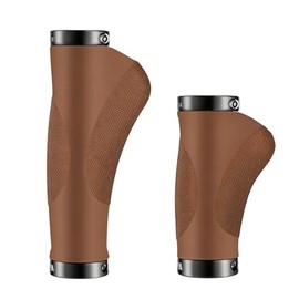 Ergonomic Bicycle Grips - Handlebar Grips Bicycle Grips, Shock Absorbing and Non-Slip Aluminium Double Lock for 22 mm MTB Mountain Bike, Electric Bicycle, BMX, Folding Bike etc