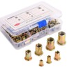 LOKMAN 175PCS Metric Rivet Nut Kit Carbon Steel Flat Head