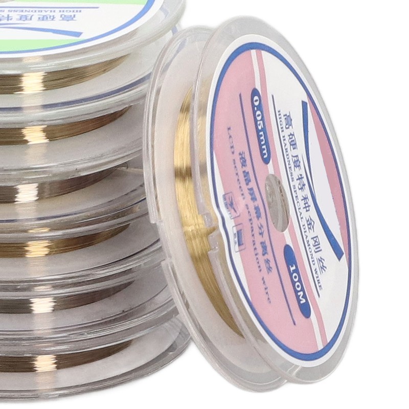 8PCS LCD Screen Separation Wire Tungsten Alloy Steel 0.028 0.03