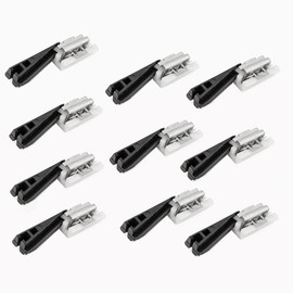 LST 10x Decorative Strip Rain Gutter Roof Rail Clips W210 S210 S202 T-Model