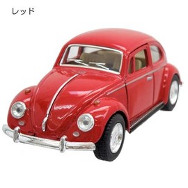Volkswagen 1967 Year Beetle purubakkutoi Toy MiniCar Mail Order [Kinsmart, Inc] [Red]