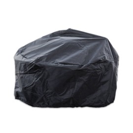 Bluegrass Living Fire Pit for Outdoor Use, Wood Burning, includes Cooking Grid, Weather Cover, Spark Screen, and Poker (Steel with Grid)