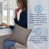 MyMassagePillow- Pressure Activated Massage Pillow for Back, Neck, Feet, &