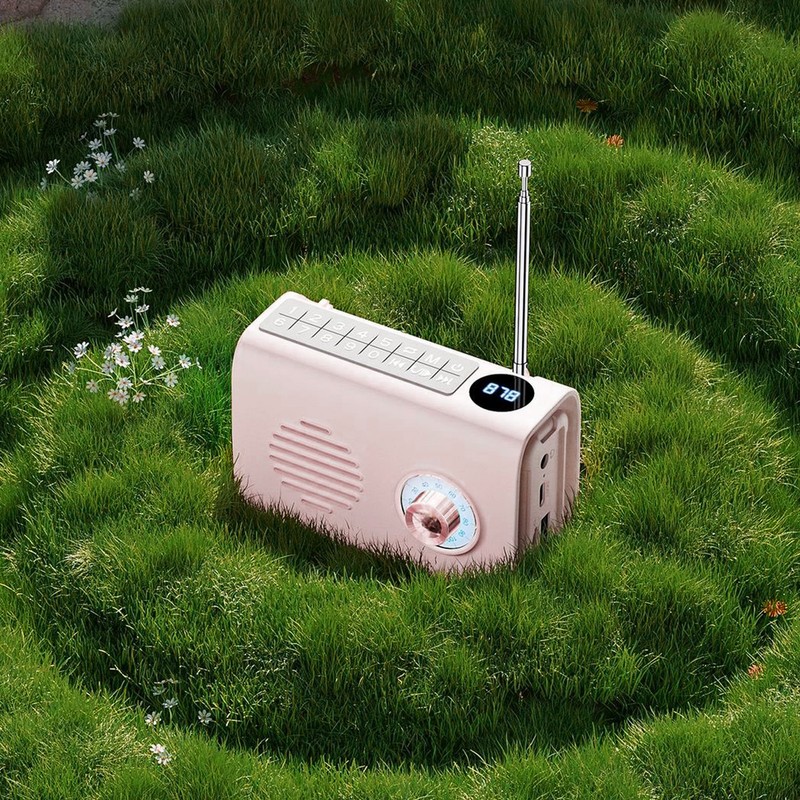 Miniature Bluetooth Speaker Portable Bluetooth Radio Solar Powered Wireless Speakers