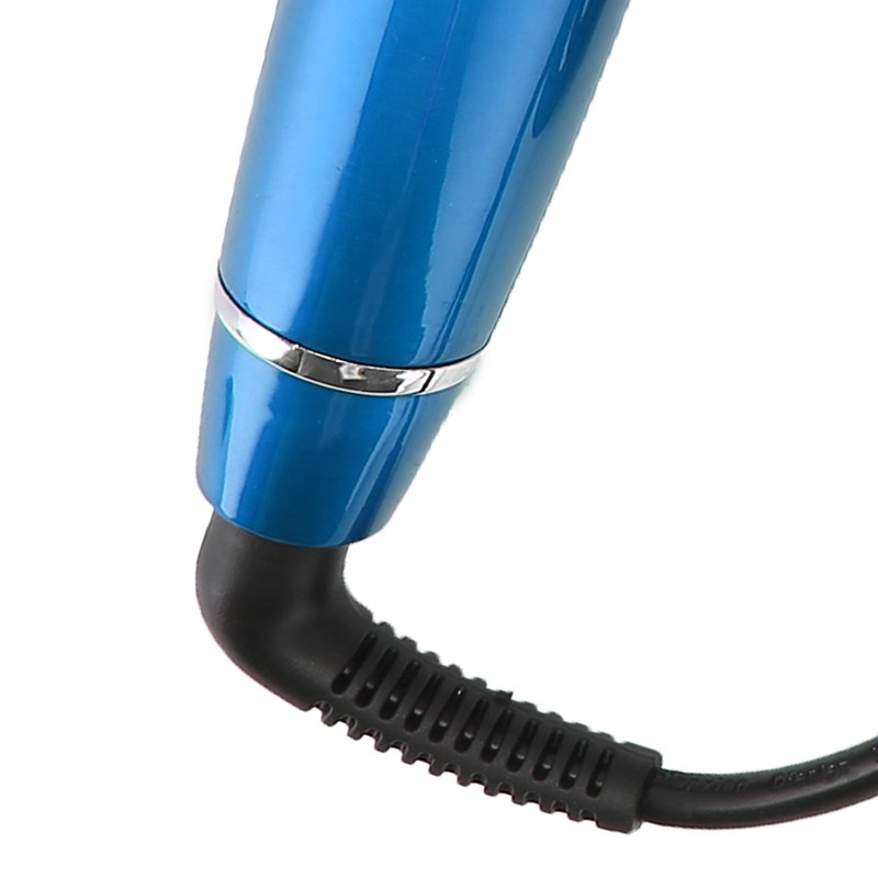 Automatic Curling Iron Wand LED Temperature Display Timer Blue Curling