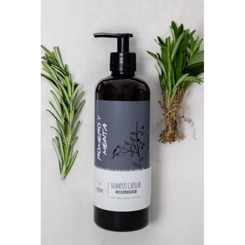 Vintage Garden Shampoo Romero & Menta [cabello Graso] 500 Ml.