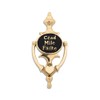 Exclusively Irish Claddagh Door Knocker for Front Door Brass Knocker